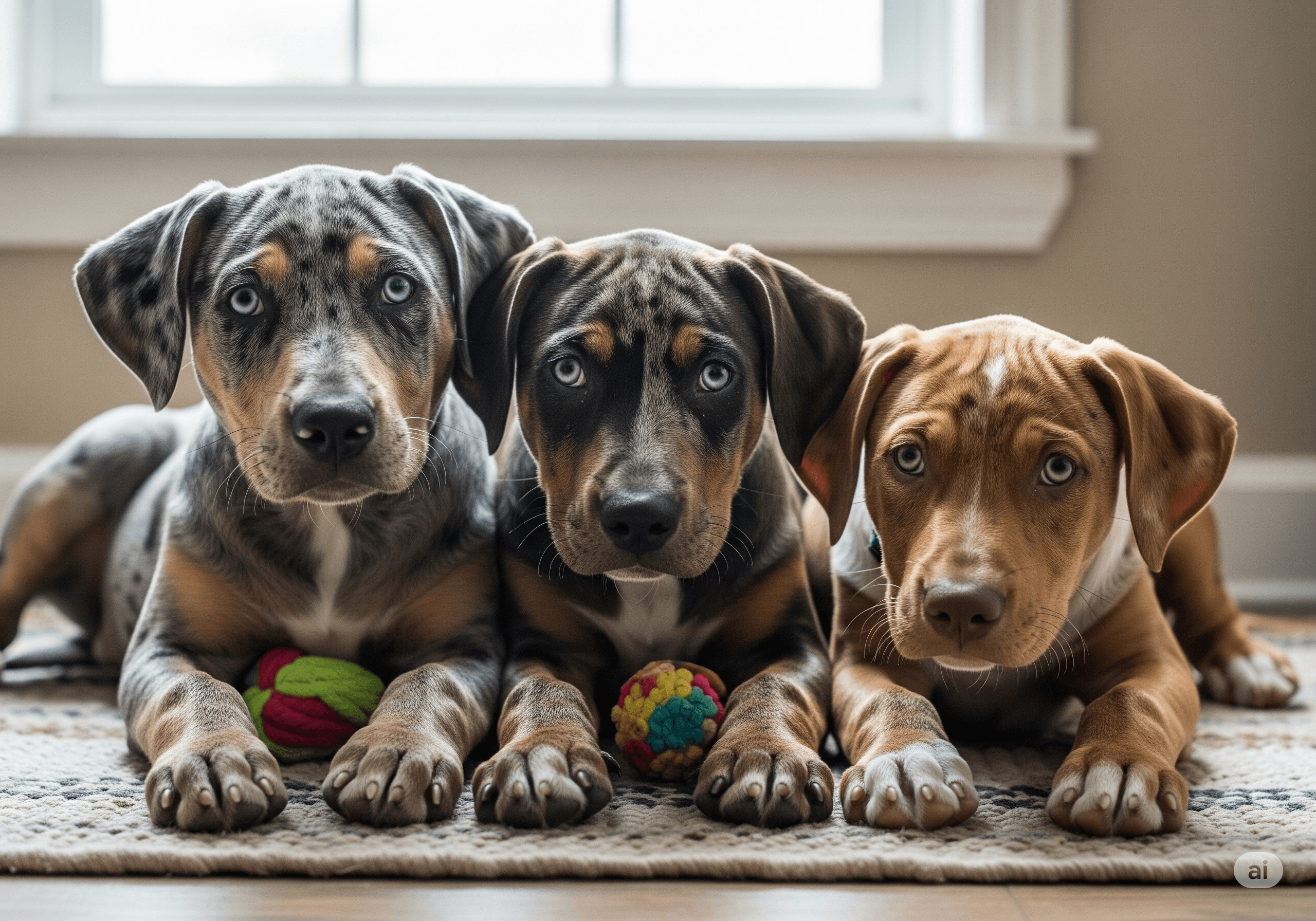 🐶 Catahoula Leopard Dog puppy exploring