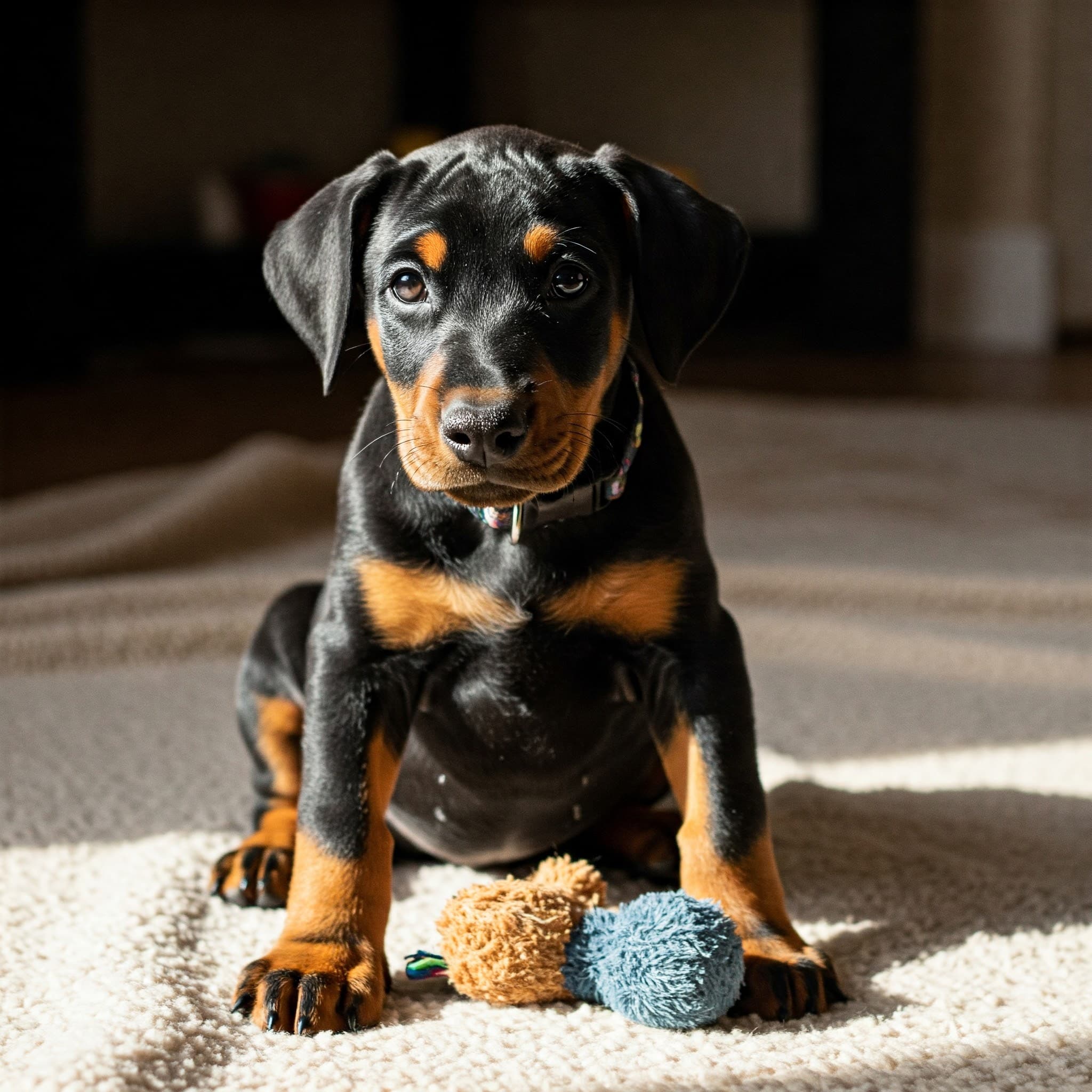 🐶 Doberman Pinscher puppy