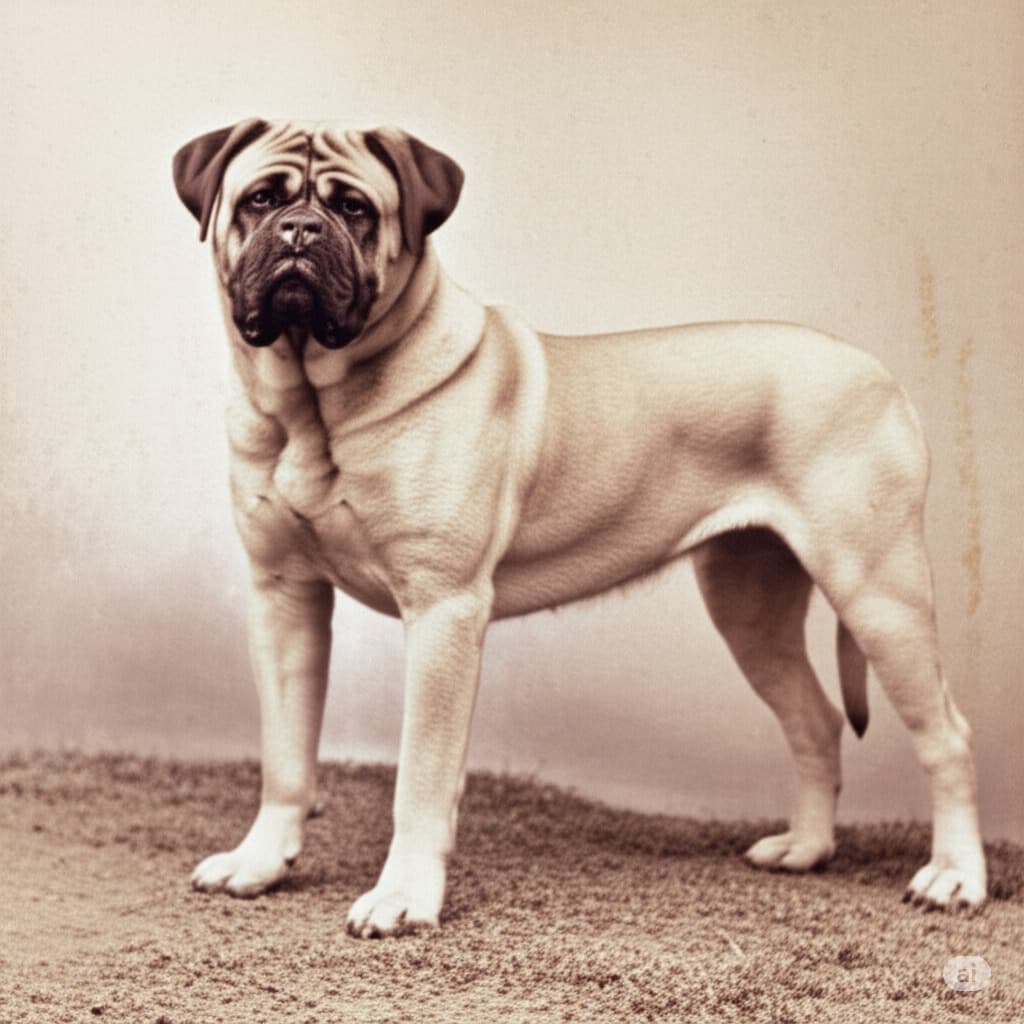 📜 English Mastiff historical depiction or modern example