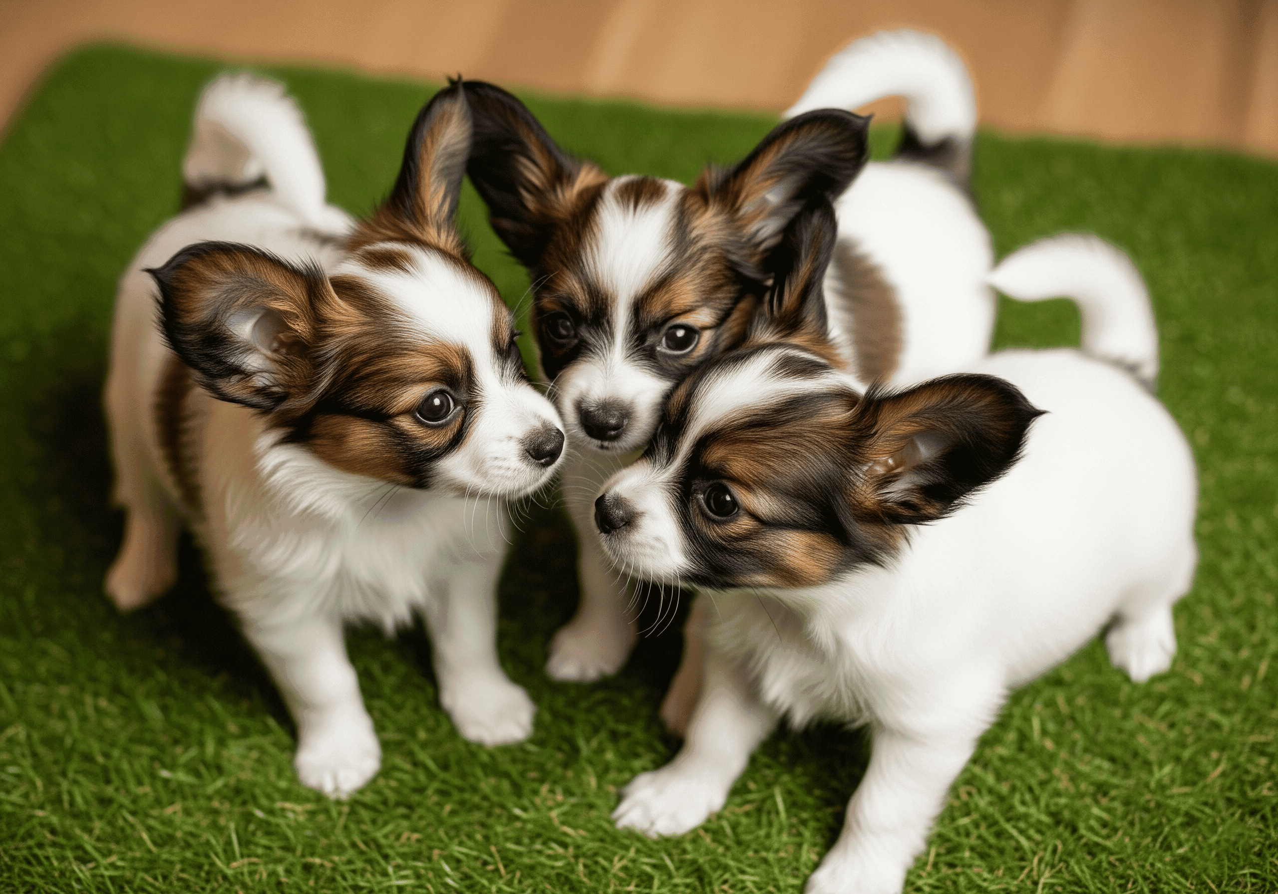 🦋 Papillon dog with its distinctive butterfly ears