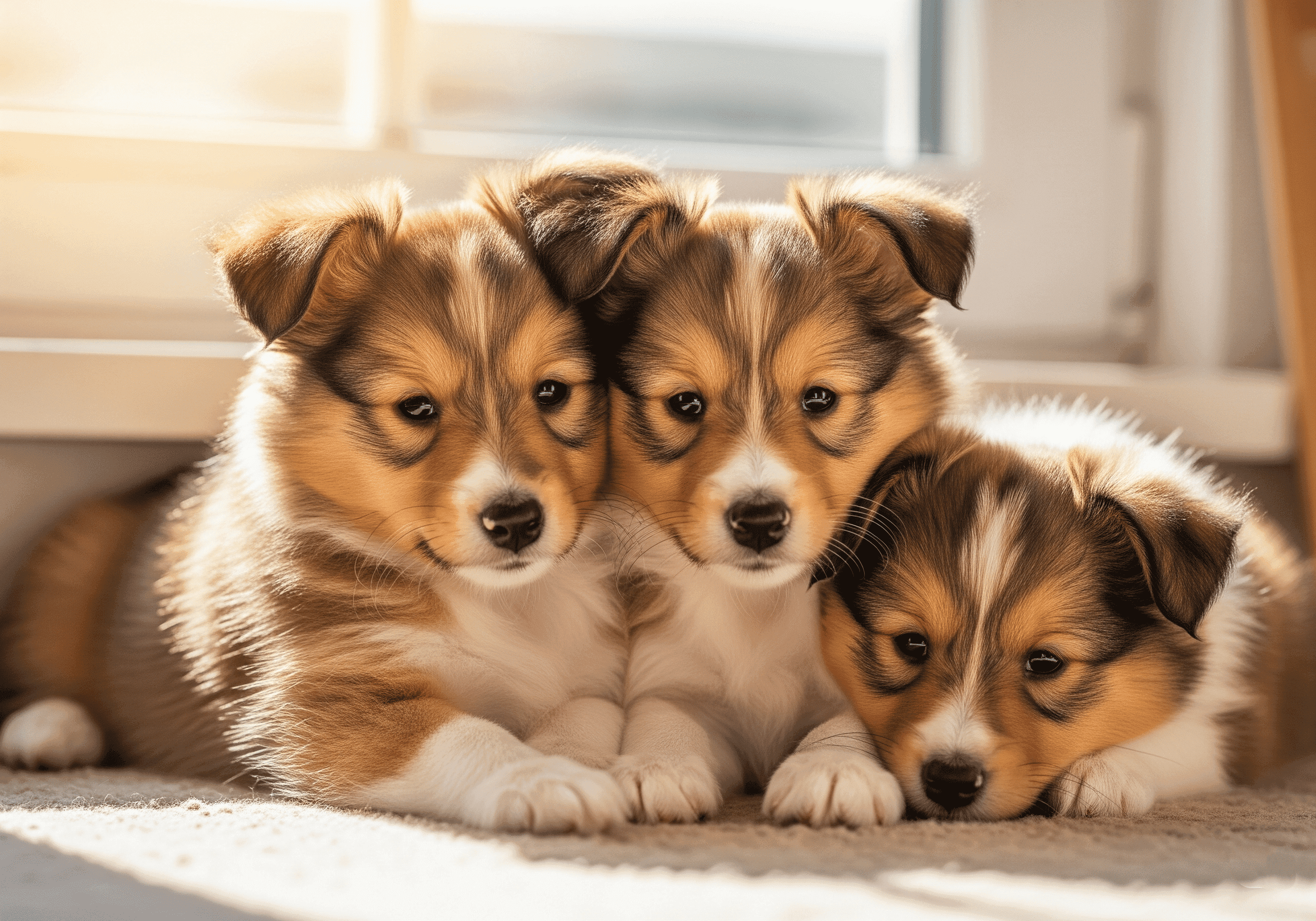 🐶 Shetland Sheepdog herding on the islands
