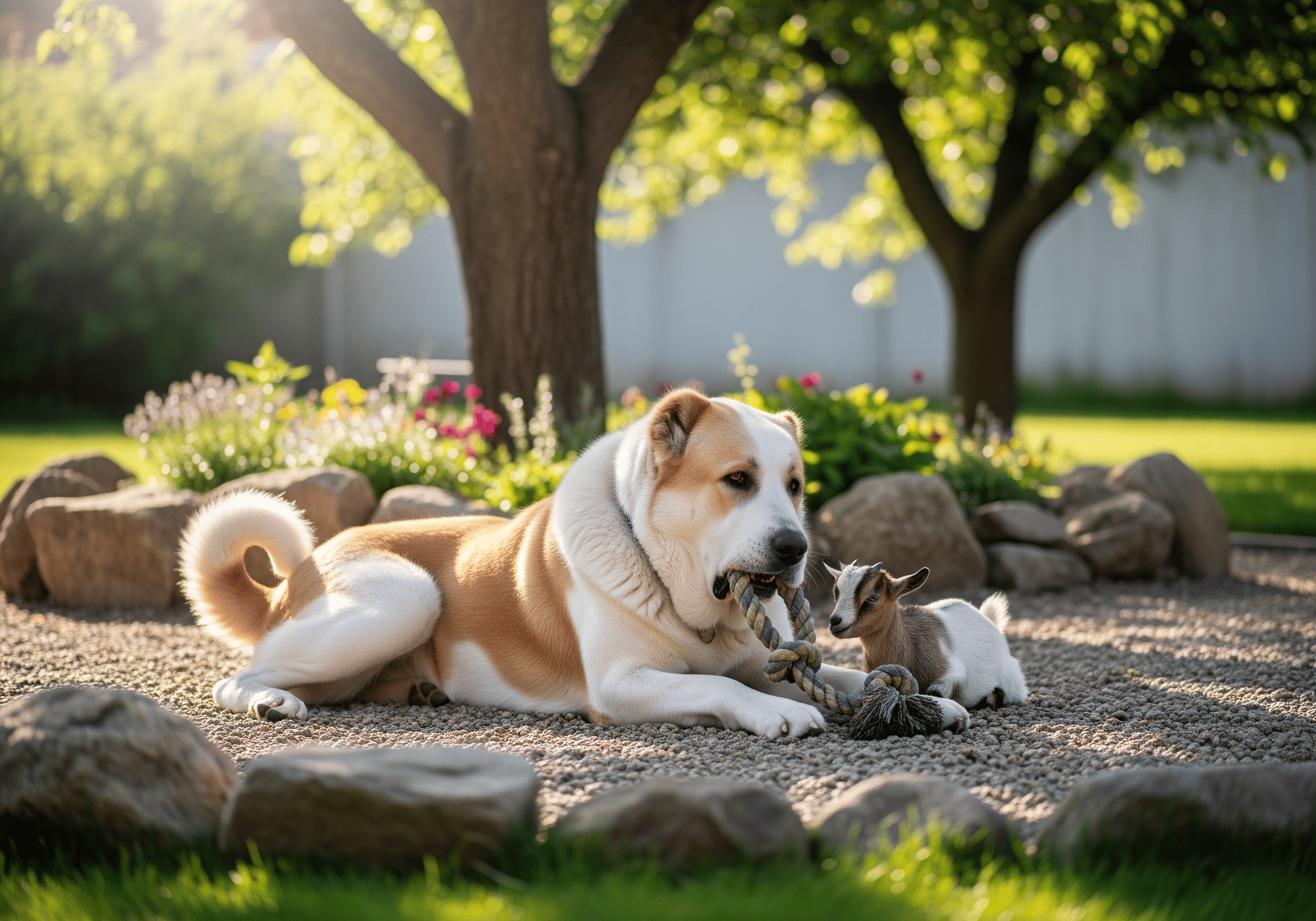 π Central Asian Shepherd Dog in its home environment